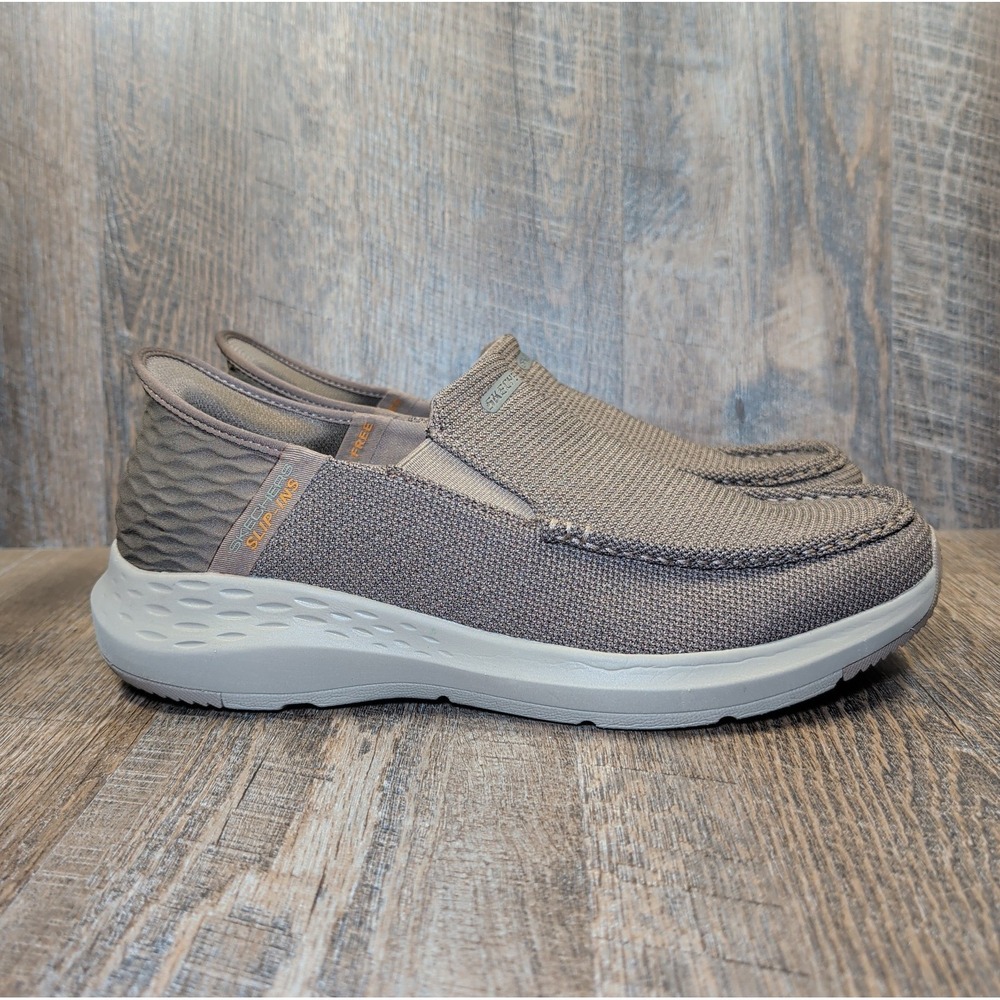Skechers Men's Size 11 Slip-Ins Relaxed Fit Parson-Ralven Casual Taupe Brown - Picture 2 of 13